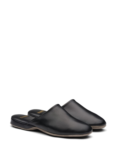 Shop Church's Arran 03 Leather Slippers In Black