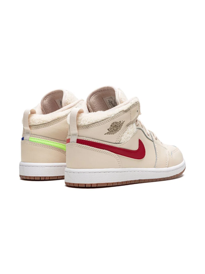 Jordan 1 Mid Utl Sneakers In Neutrals