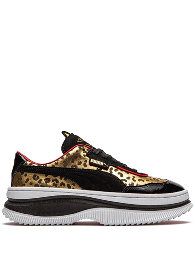 Puma X Charlotte Olympia Deva Platform Sneakers In Leopard Print-beige |  ModeSens