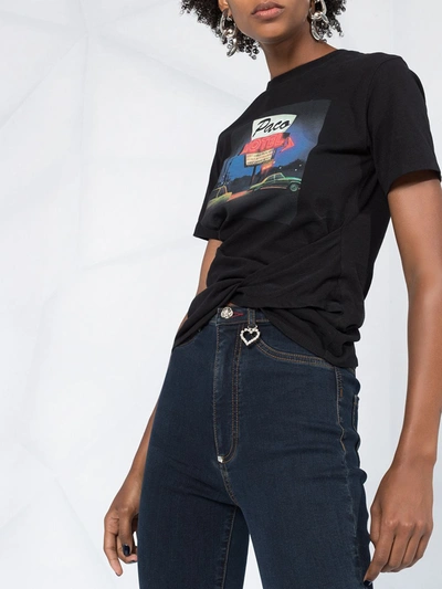Philipp Plein High Rise Slim-fit Jeans In Blue