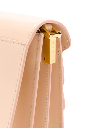 Shop Marni Accordion Shoulder Bag In Neutrals