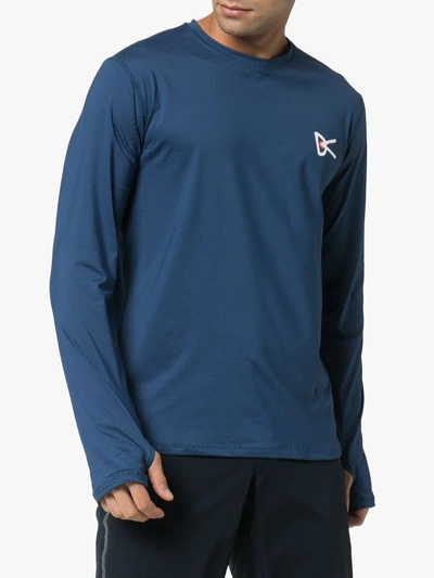Shop District Vision Air Wear Stretch Sports Top In Blue