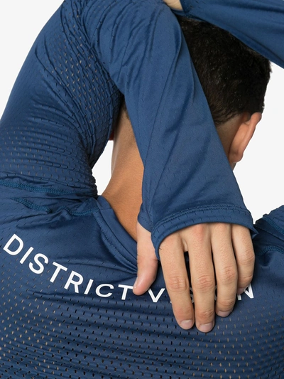 Shop District Vision Air Wear Stretch Sports Top In Blue