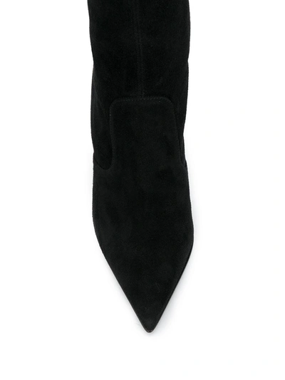 Le Silla Carry Over Thigh-high Boots In Black