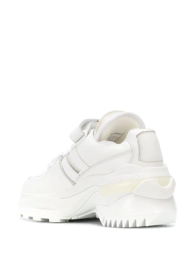 Shop Maison Margiela Chunky Sole Sneakers In White