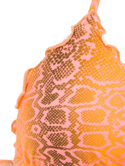 Amir Slama Triangle Bikini Set In Yellow