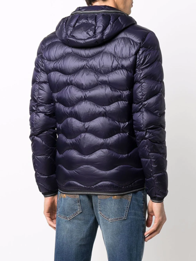 Blauer Maurice Quilted Down Jacket In Blue