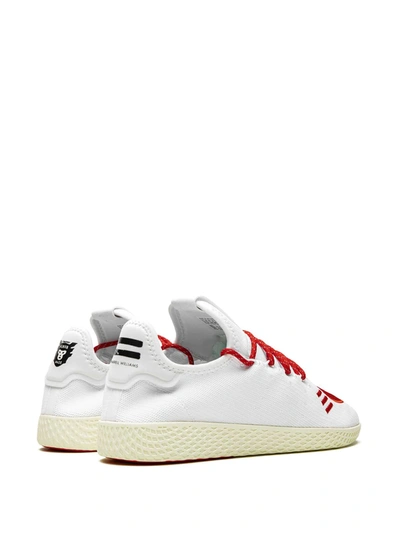 Shop Adidas Originals By Pharrell Williams X Pharrell Williams Tennis Hu Human Made Sneakers In White