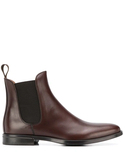 Shop Scarosso Ankle Boots In Brown
