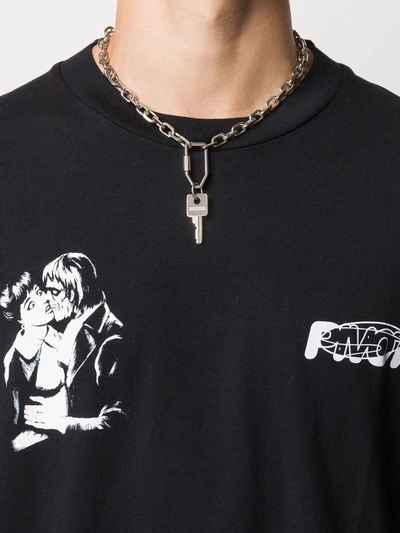 Shop Off-white Key Chain Necklace In Metallic