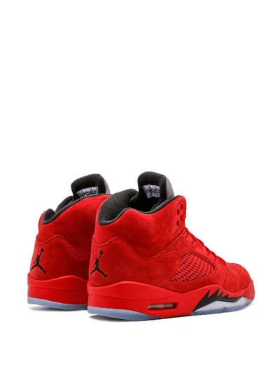 Jordan Air  5 Retro Red Suede In Red