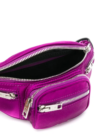 Shop Alexander Wang Mini Belt Bag In Purple