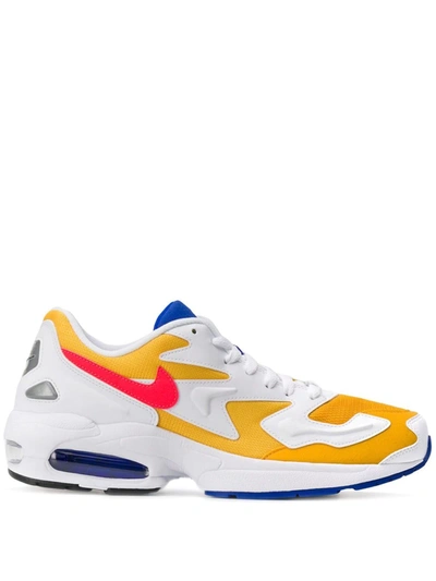 Shop Nike Air Max 2 Light Sneakers In Yellow