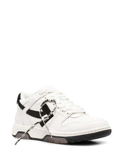 OUT OF OFFICE CALF LEATHER WHITE BLACK
