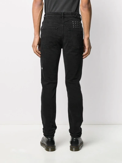 Shop Ksubi Chitch Mid-rise Slim Jeans In Black