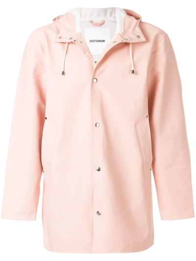 Shop Stutterheim Stockholm Raincoat In Pink