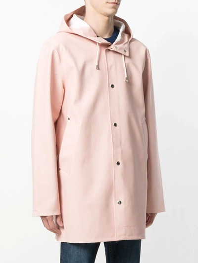 Shop Stutterheim Stockholm Raincoat In Pink