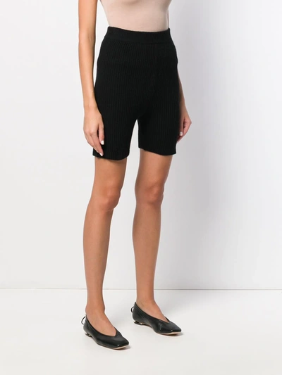 Shop Cashmere In Love Mira Bike Shorts In Black