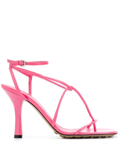 Shop Bottega Veneta Barely There Sandals In Pink