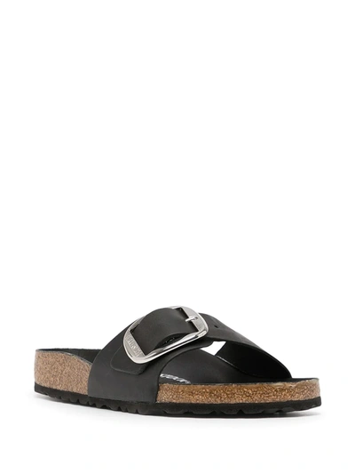 BIRKENSTOCK MADRID BIG-BUCKLE LEATHER SANDALS 