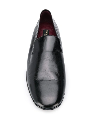 Shop Dolce & Gabbana Classic Loafers In Black