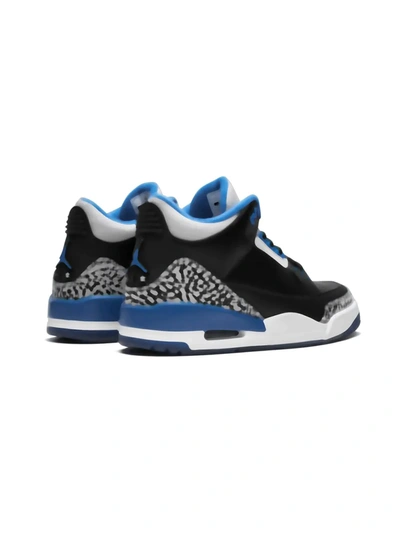 Jordan Air  3 Retro Sport Blue In Black