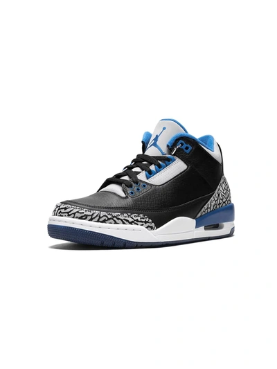 Jordan Air  3 Retro Sport Blue In Black
