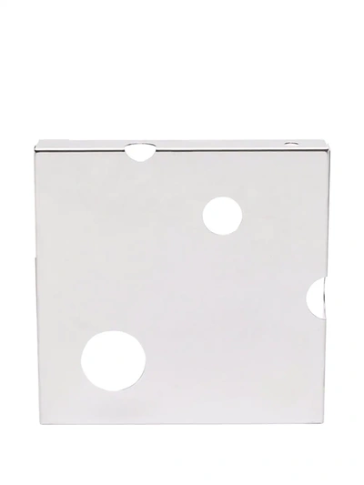 Shop Off-white Meteor Square-shape Tray In Silver