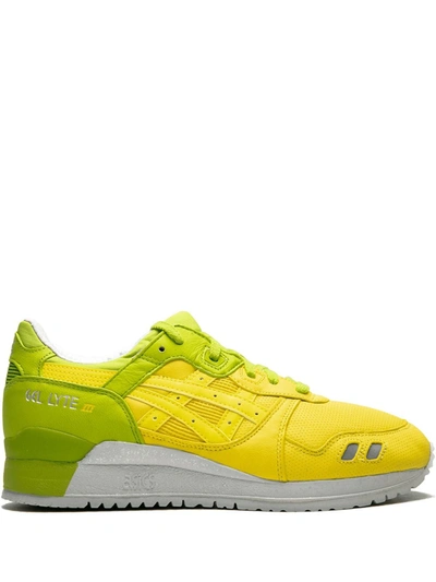 Shop Asics Gel-lyte 3 "slam Jam" Sneakers In Yellow