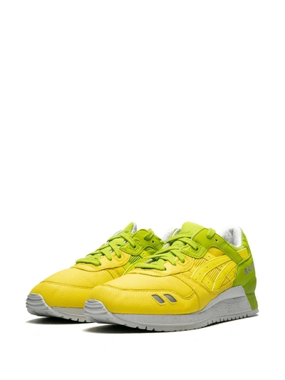 Shop Asics Gel-lyte 3 "slam Jam" Sneakers In Yellow