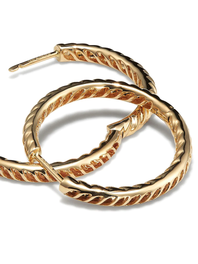 Anita Ko 18kt Yellow Gold Zoe Hoop Earrings In Gold