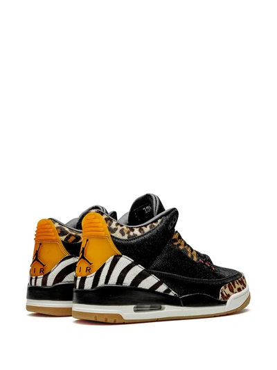Shop Jordan Air  3 Retro "animal Instinct" Sneakers In Black