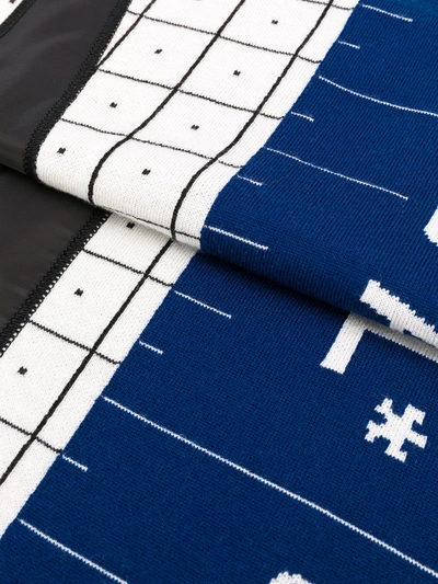 A-cold-wall* Geometric Print Scarf In Black