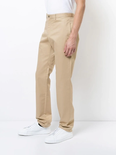 Shop A.p.c. Classic Straight Chinos In Neutrals