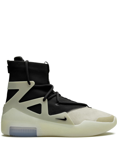 Shop Nike Air Fear Of God 1 ''string/the Question'' Sneakers In Black