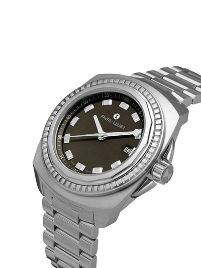 Shop Favre Leuba Sea King 41mm In Grey