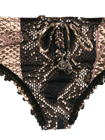 Amir Slama Lace Bikini Set In Black