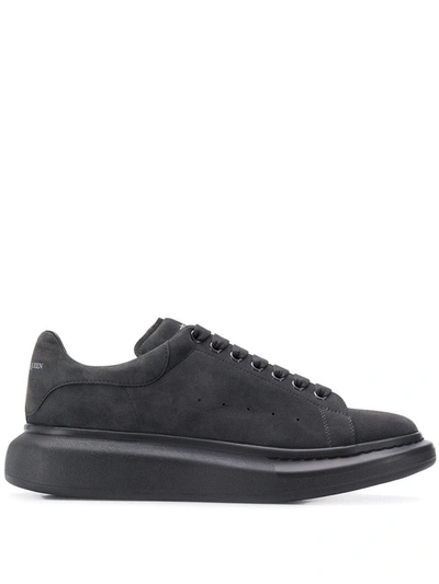Shop Alexander Mcqueen Chunky Low-top Sneakers In Grey