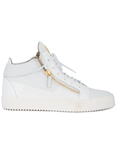 Shop Giuseppe Zanotti Kriss Sneakers In White