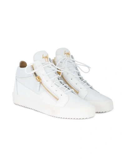 Shop Giuseppe Zanotti Kriss Sneakers In White