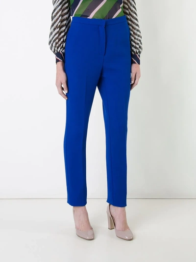 Mary Katrantzou Slim Fit Trousers In Blue