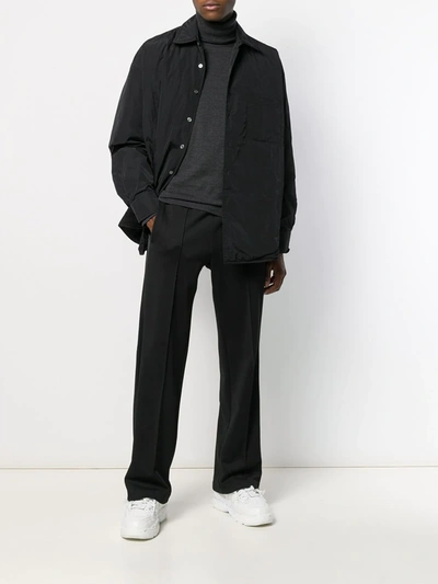 Our Legacy Shirt With Button-down Collar And Chest Pocket In Black