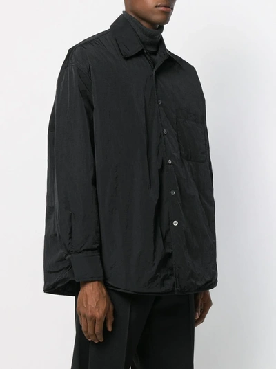 Our Legacy Shirt With Button-down Collar And Chest Pocket In Black