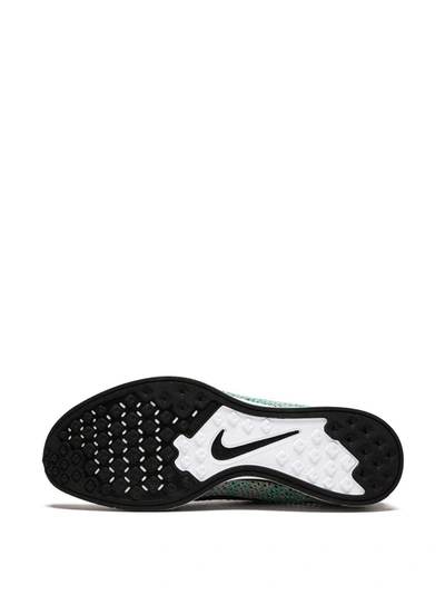 Shop Nike Flyknit Racer ''multicolor 2.0'' Sneakers In Green