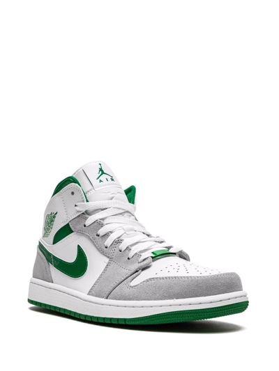 Jordan Air  1 Mid Sneakers In White
