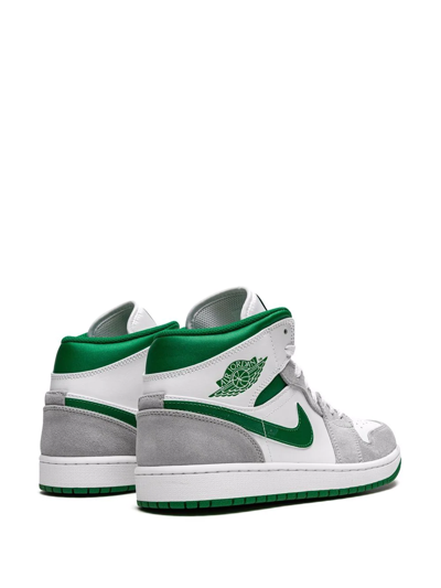 Jordan Air  1 Mid Sneakers In White
