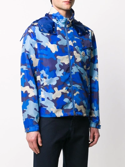 MONCLER CAMOUFLAGE-PRINT WINDBREAKER JACKET 