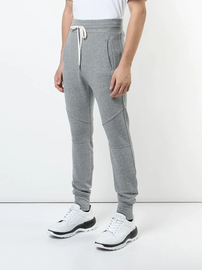 contrast drawstring track trousers