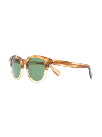 Oliver Peoples Tortoiseshell Detail Sunglasses In Neutrals