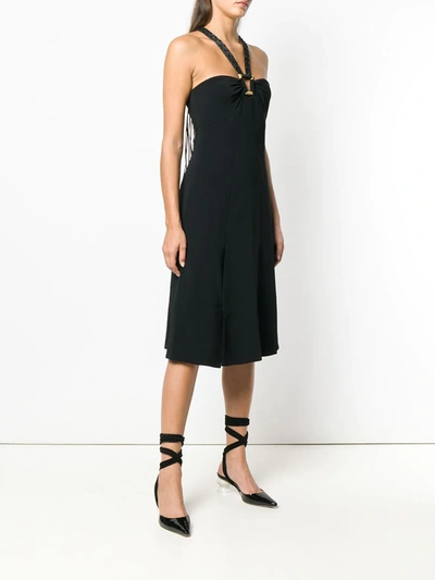 Shop Proenza Schouler Bandeau Dress With Macrame Straps In Black